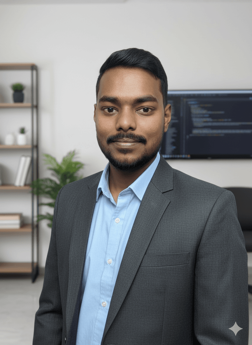 Portrait of Khemraj Fekar, full-stack developer and AI engineer